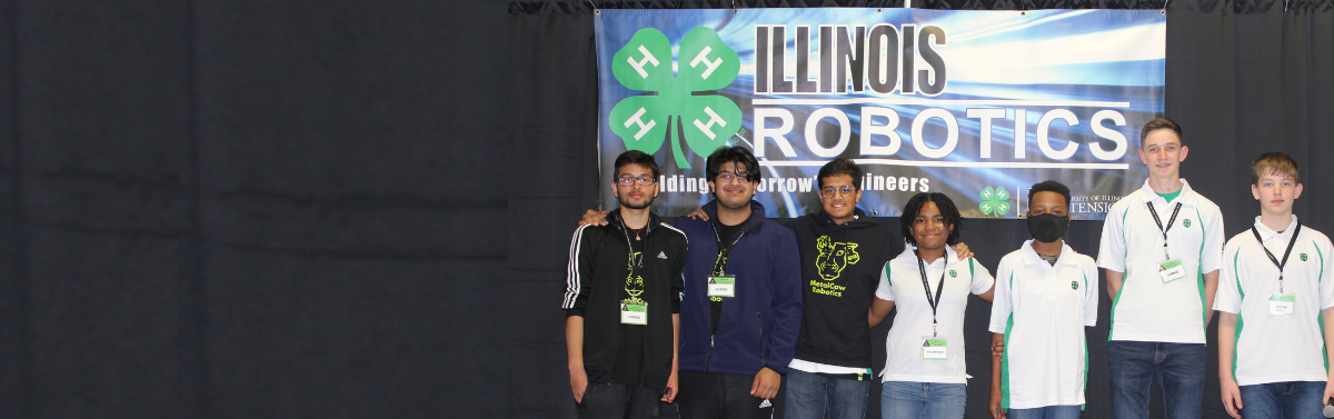 group photo at robotics 