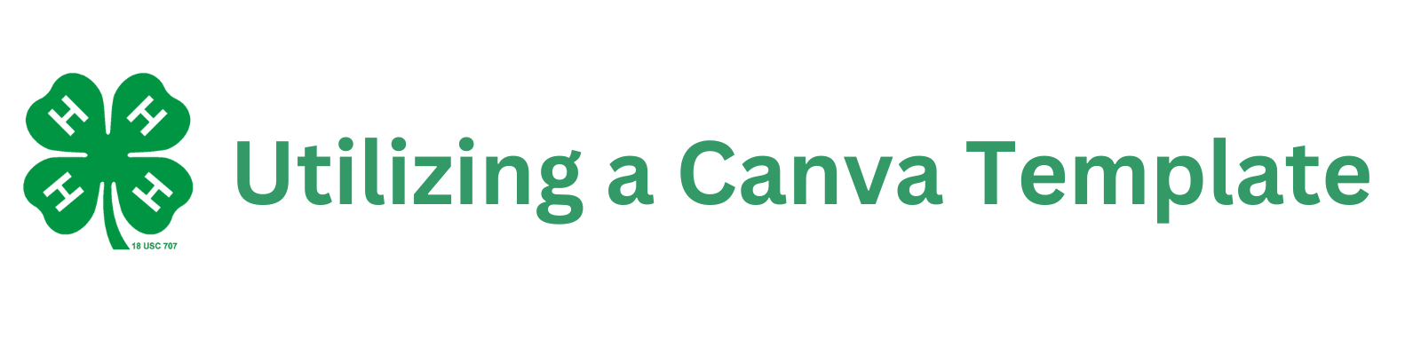 Utilizing a Canva Template 