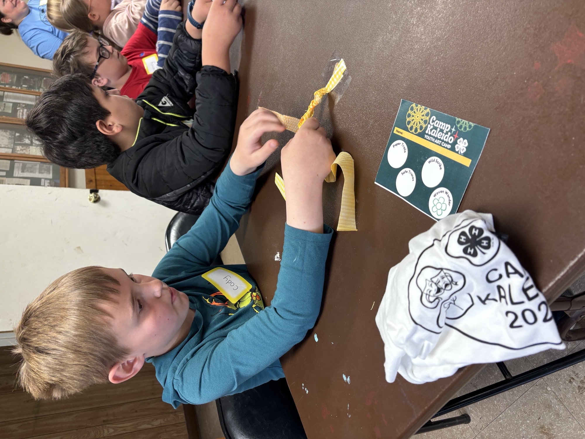 Youth braiding fabric
