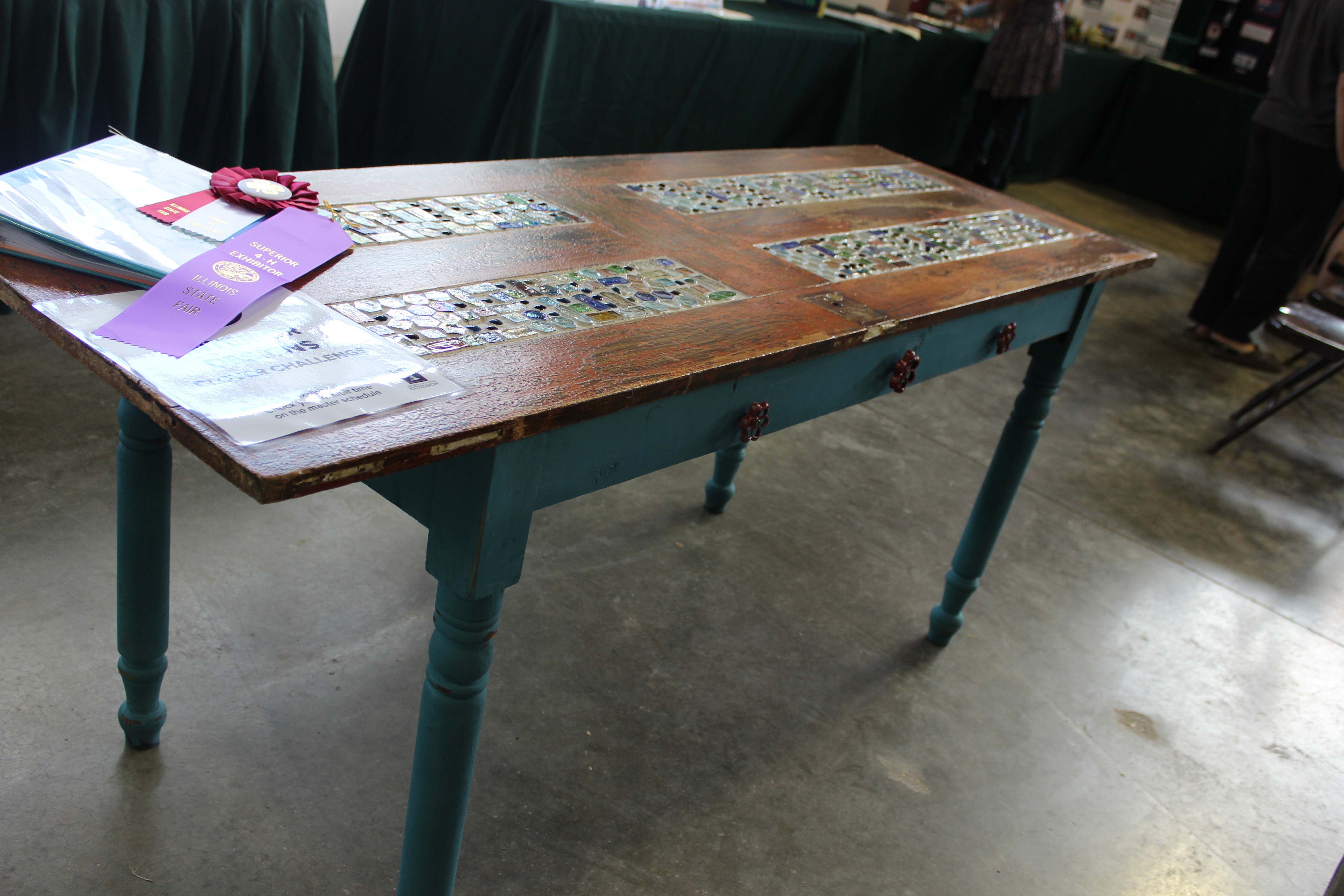 Interior design table at fair