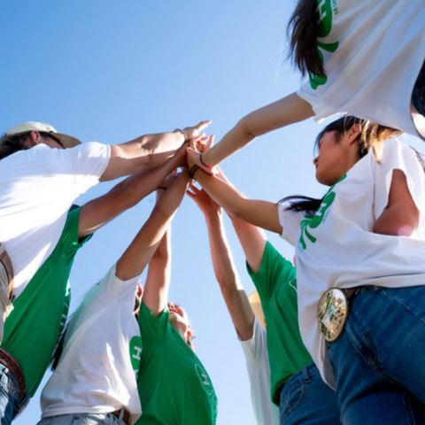 4-H Youth Highlining 