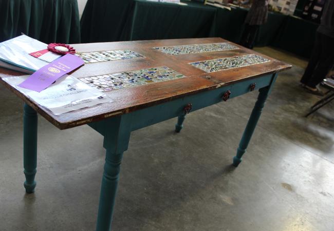 Interior design table at fair