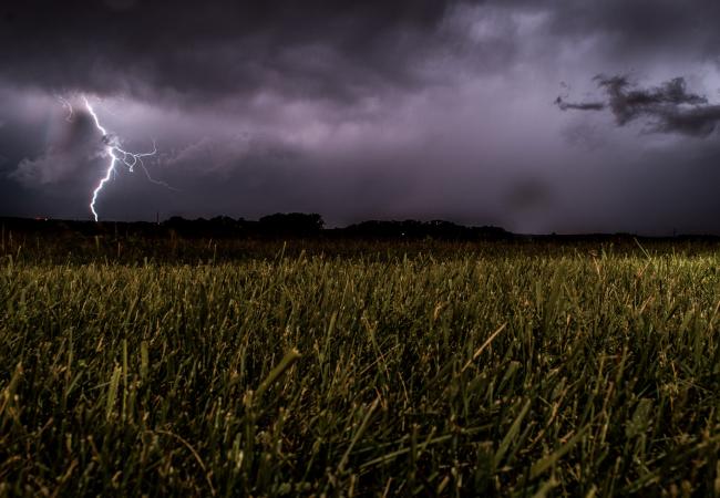 Lightning strike