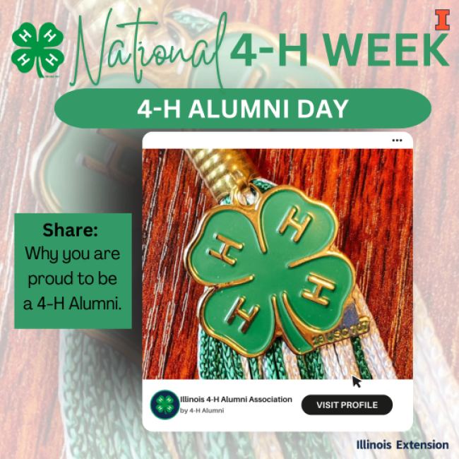 Tuesday - 4-H Alumni Day