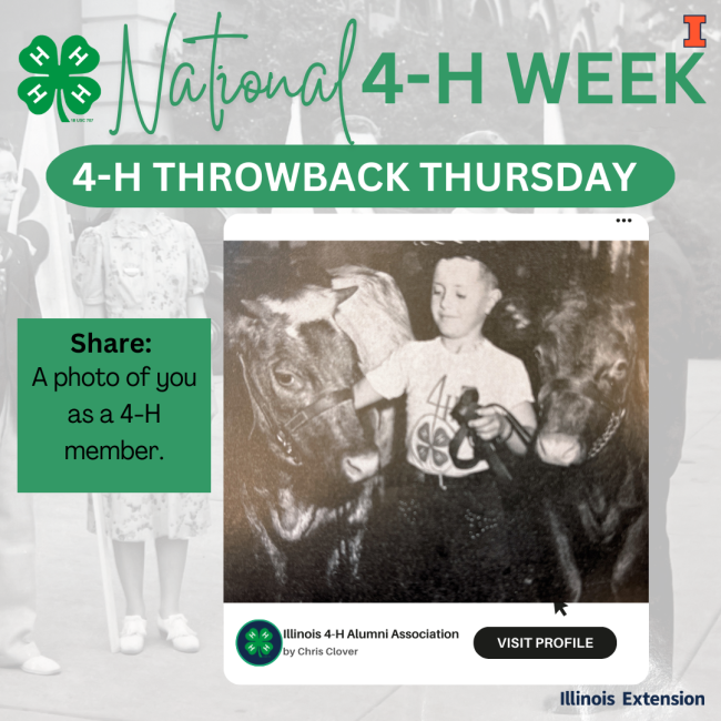 4-H Thursday Throwback Thursday