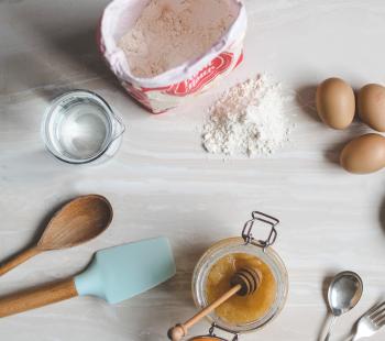 Ingredients on table